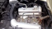 Rebuilt 1,884cc 4-cylinder engine of the 1956 Mercedes Benz 190SL